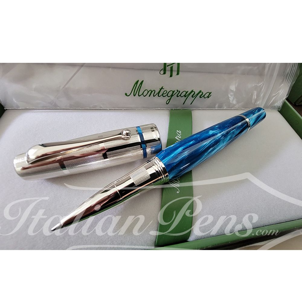 【希少・美品】Montegrappa Miya ローラーボール　シルバー925 希少・美品】Montegrappa Miya ローラーボールシルバー925