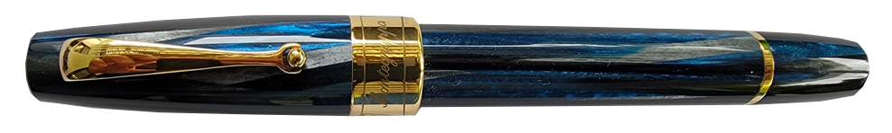 Montegrappa Extra A Vespucci Butterfly Gold Trim Celluloid Fountain Pen 