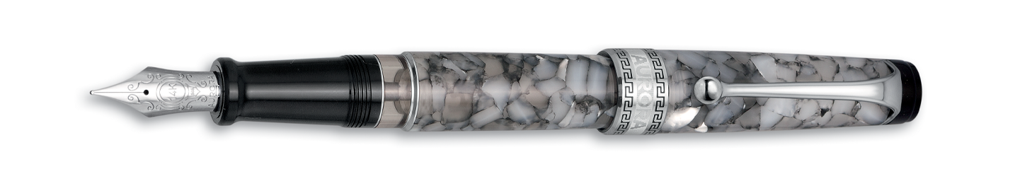 Aurora Perla Variegated Grey Auroloide Fountain Pen
