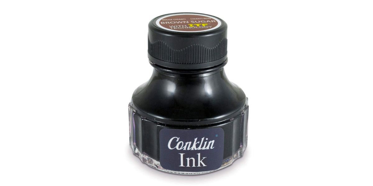 Conklin Ink Bottle 90ml Brown Sugar