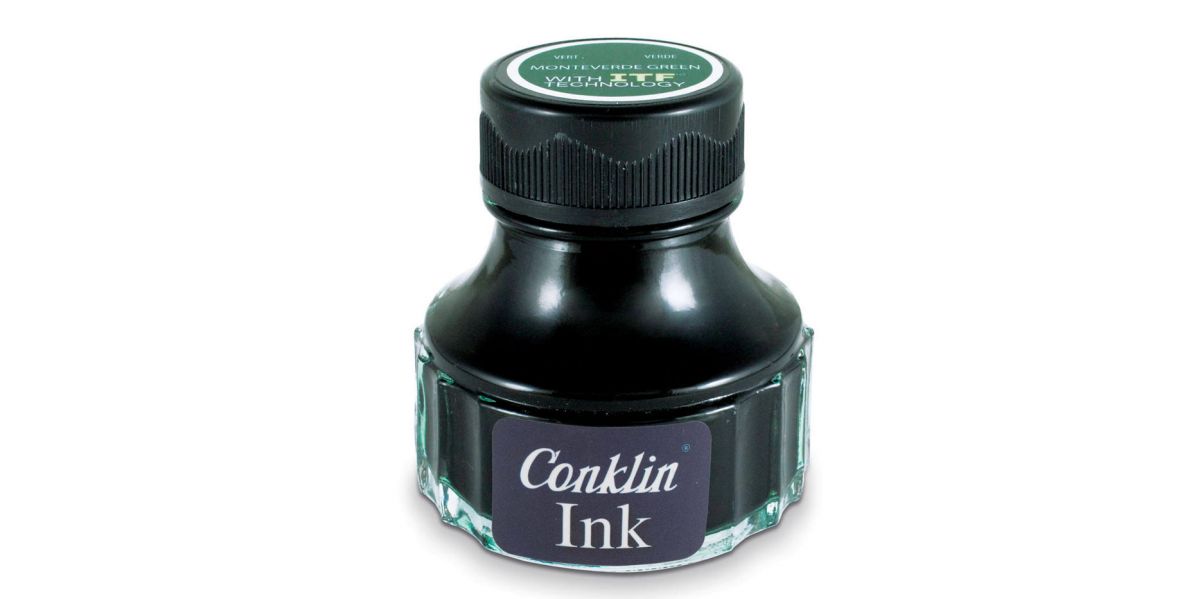 Conklin Ink Bottle 90ml Monteverde Green