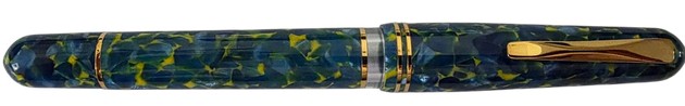 Gioia Metis Blue Colibi Gold Fountain Pen Jowo Nib-Piston Filler SALE 1+