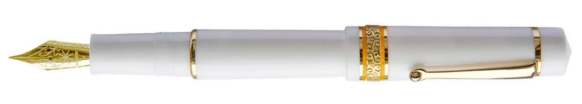 Maiora Mitho K Dama White  Gold plated Fountain Pen