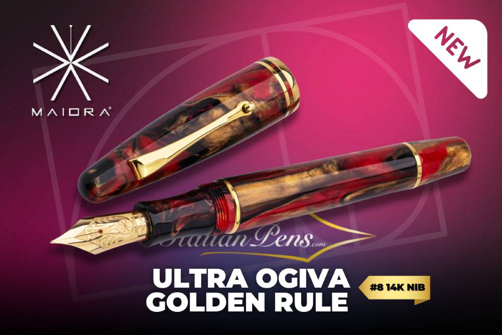 Maiora Ultra Ogiva Golden Rule #8 14K Nib