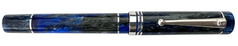 Molteni Pen Modelo 88 Blue Angel Fountain Pen Steel or 14K Nib