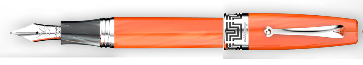 Montegrappa 1930 Extra Celluloid Custom Orange Fountain Pen