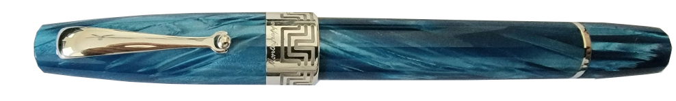 Stylo Plume Montegrappa Extra 1930 - Celluloïde Malachite, Plume Or 18kt EF - Neuf