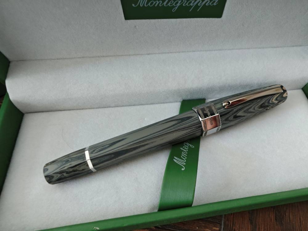 Montegrappa Otto Octagon Ebonite Bespoke Fountain Pen #9