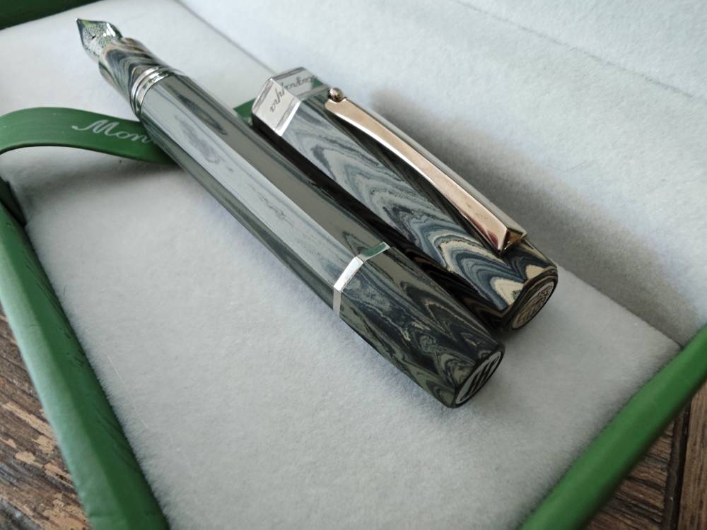 Montegrappa Otto Octagon Ebonite Bespoke Fountain Pen #9