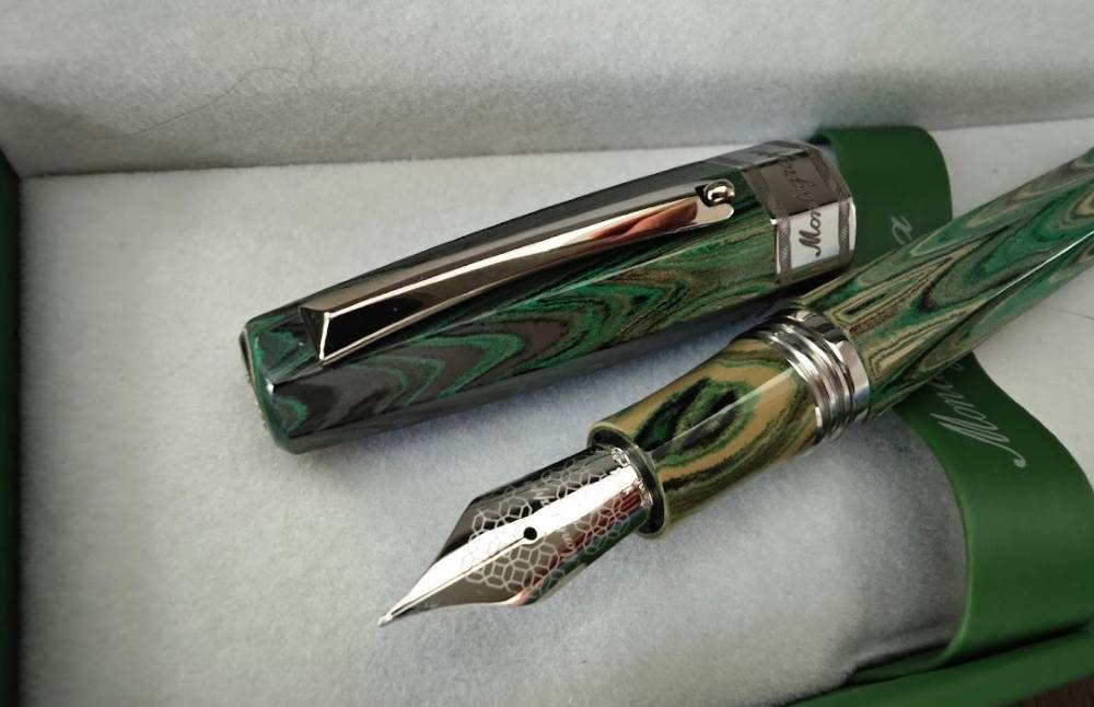 Montegrappa Otto Octagon Ebonite Bespoke Fountain Pen #3