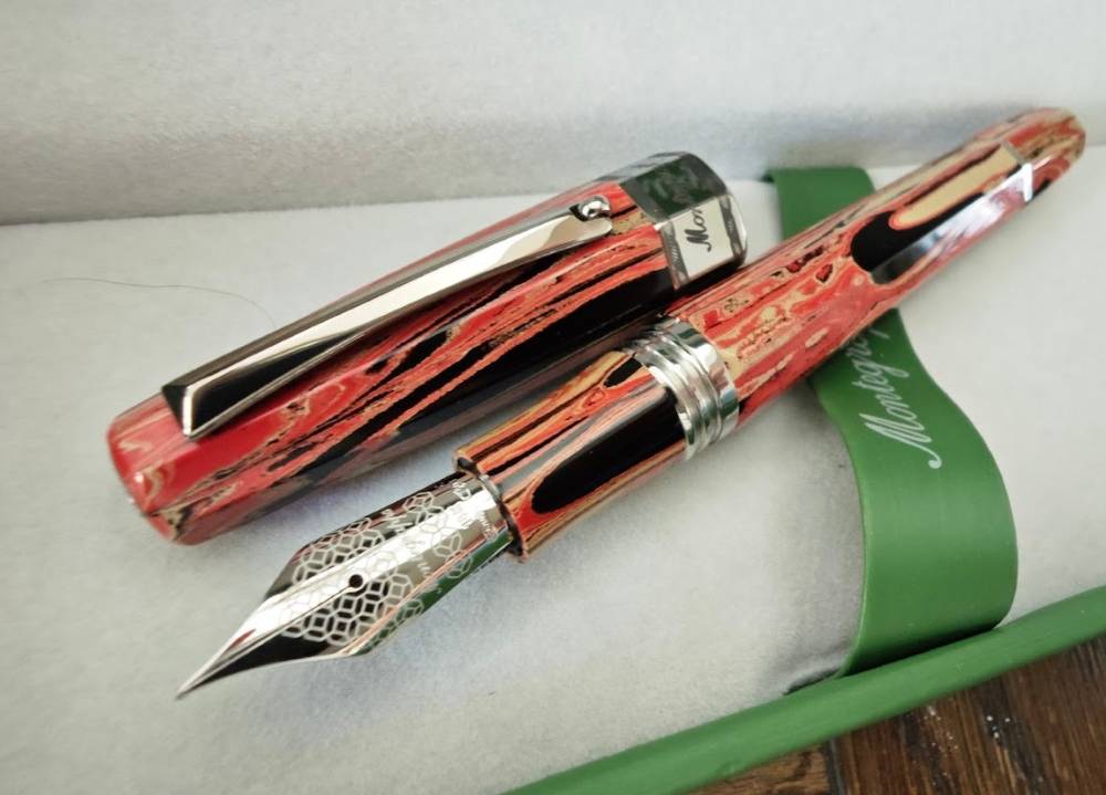 Montegrappa Otto Octagon Ebonite Bespoke Fountain Pen #4