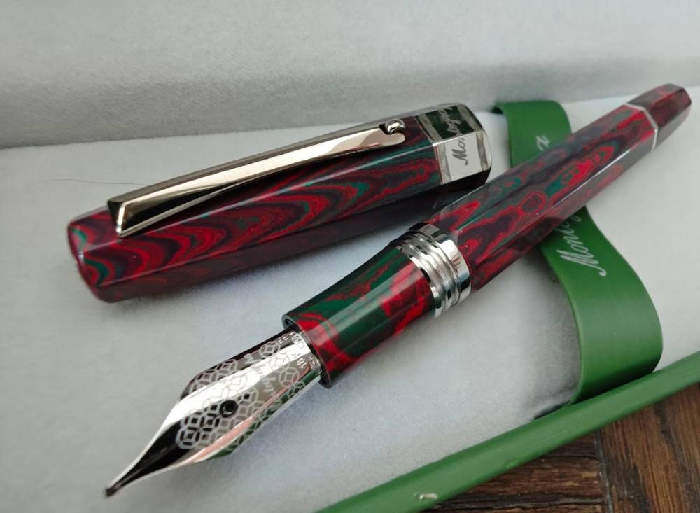 Montegrappa Otto Octagon Ebonite Bespoke Fountain Pen #5
