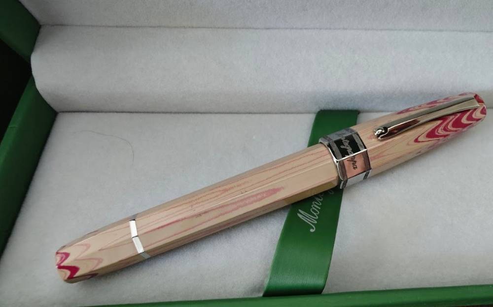 Montegrappa Otto Octagon Ebonite Bespoke Fountain Pen #6