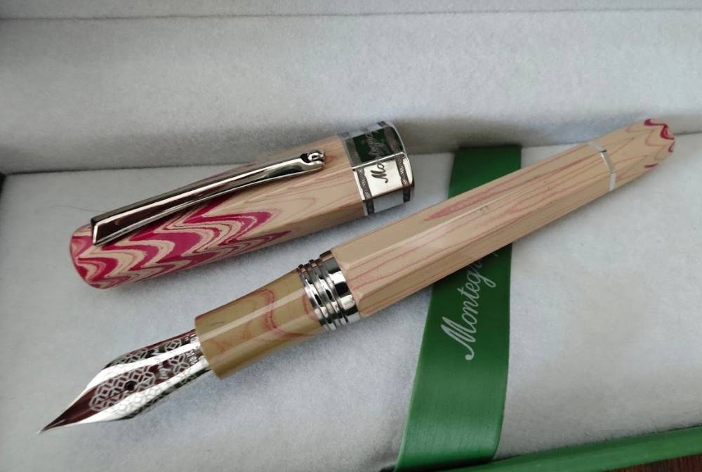 Montegrappa Otto Octagon Ebonite Bespoke Fountain Pen #6