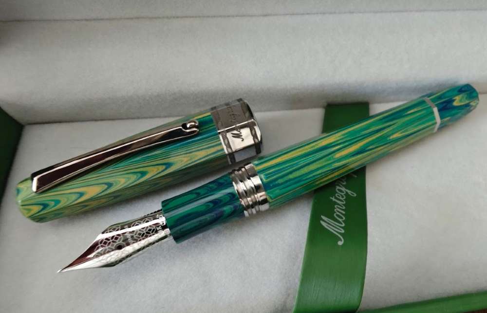 Montegrappa Otto Octagon Ebonite Bespoke Fountain Pen #7