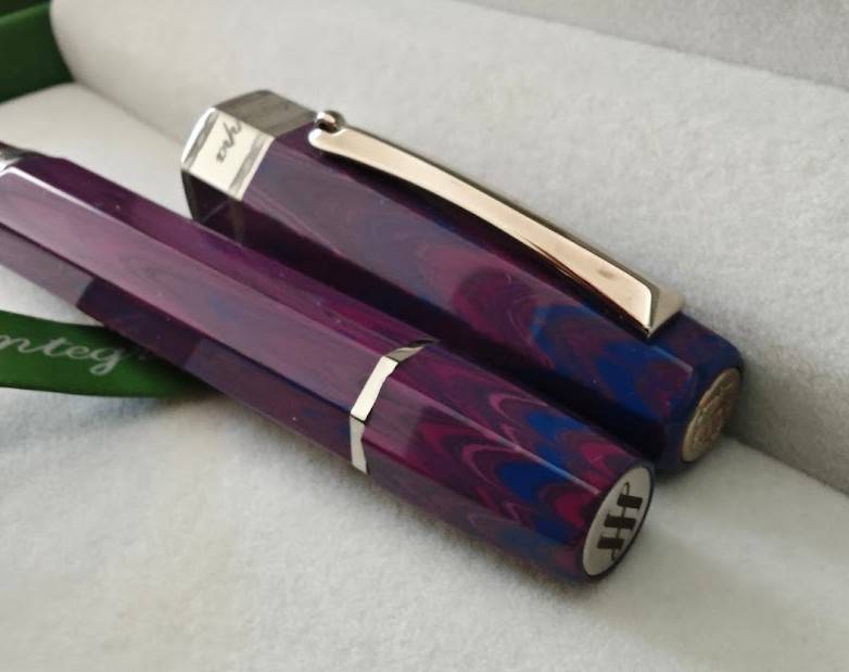 Montegrappa Otto Octagon Ebonite Bespoke Fountain Pen #2