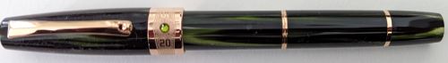 Montegrappa Legacy Extra Grande Celluloid Bamboo Black Fountain Pen