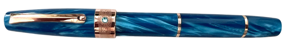 Montegrappa Legacy Extra Grande Celluloid Turquoise Fountain Pen