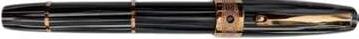 Montegrappa Legacy Extra Grande Celluloid Vertical Zebra Fountain Pen