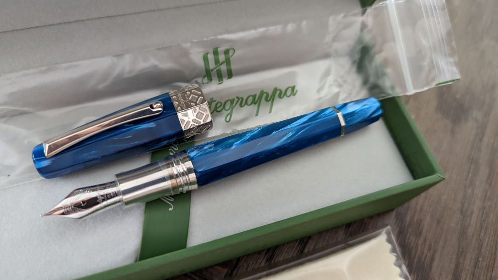 Montegrappa Otto Octagon Turquoise Ltd Edition Fountain Pen