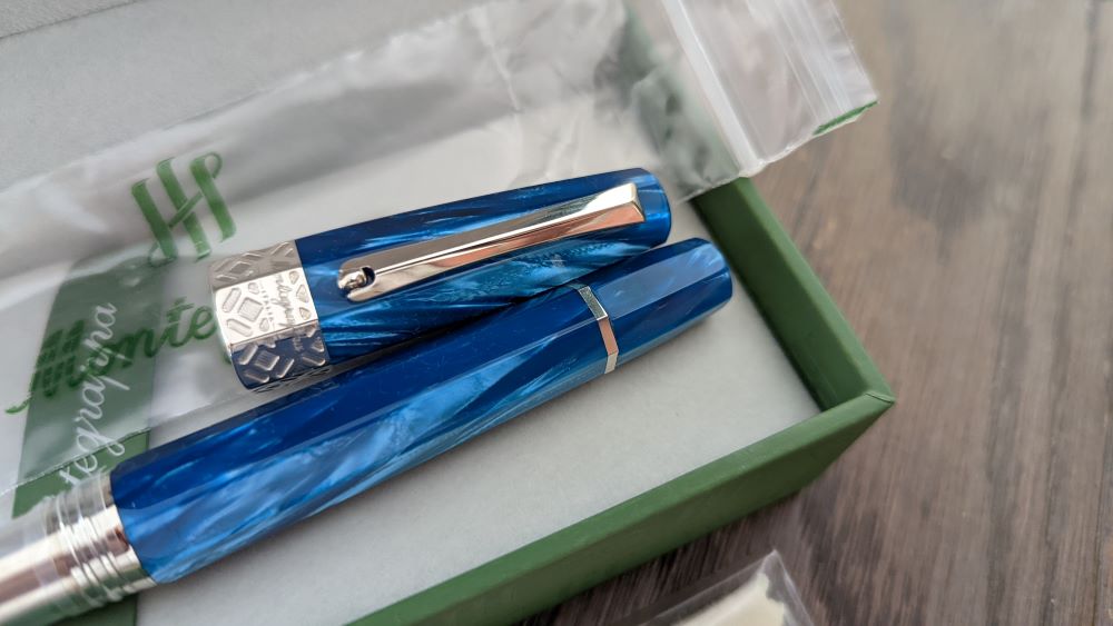 Montegrappa Otto Octagon Turquoise Ltd Edition Fountain Pen