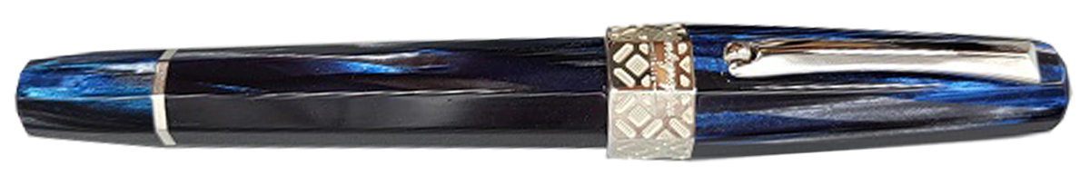 Montegrappa Otto Octagon - Montegrappa Otto Octagon Butterfly Blue Fountain Pen