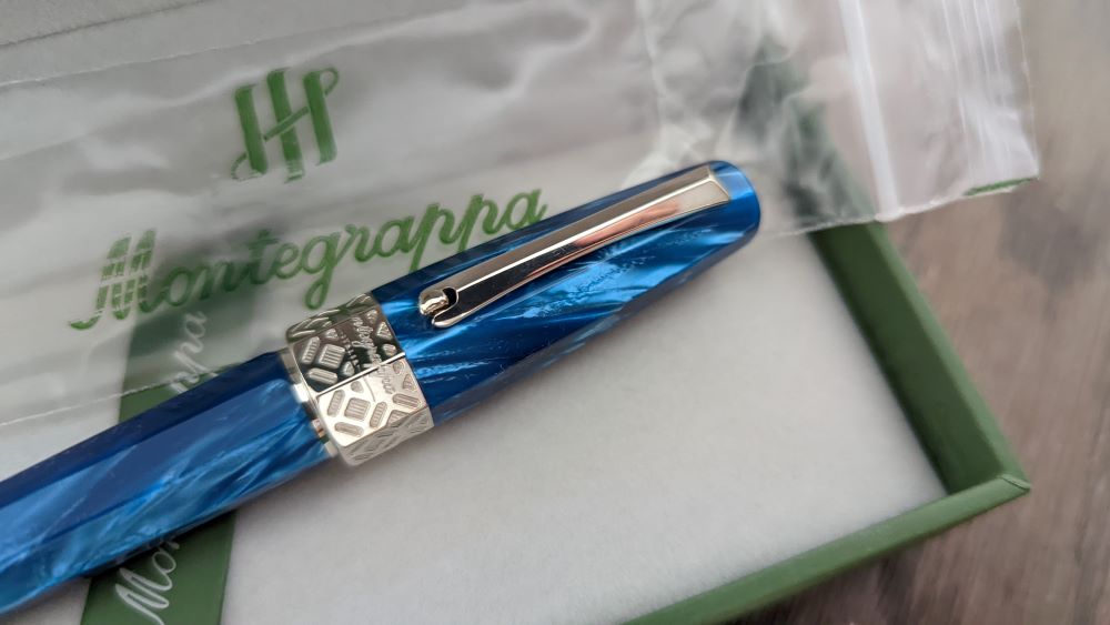Montegrappa Otto Octagon Turquoise Ltd Edition Fountain Pen