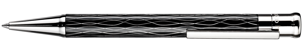 Otto Hutt D04 Wave Black Ballpoint