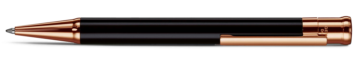 Otto Hutt D04 Black shiny lacquered Ballpoint