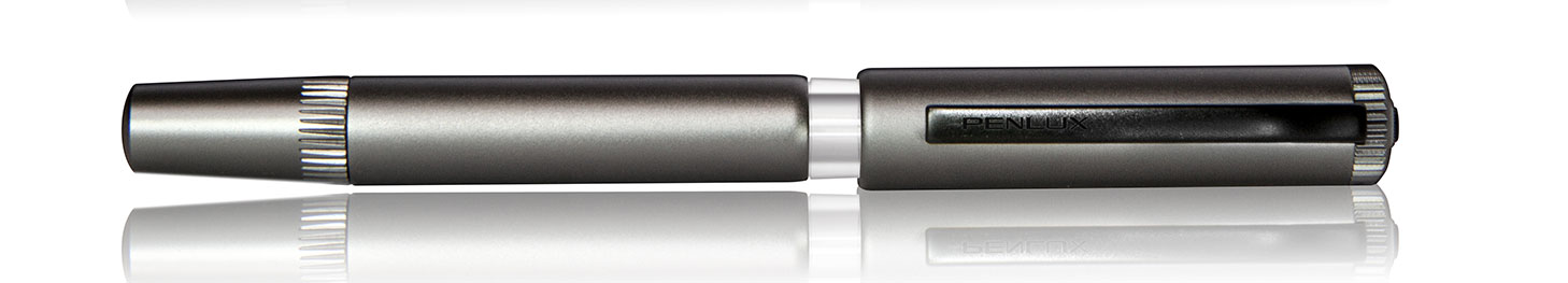 Metallic - Penlux Metallic Collection Fountain Pen Gray 