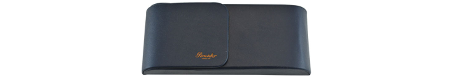 Pineider 3 Pen case Blue