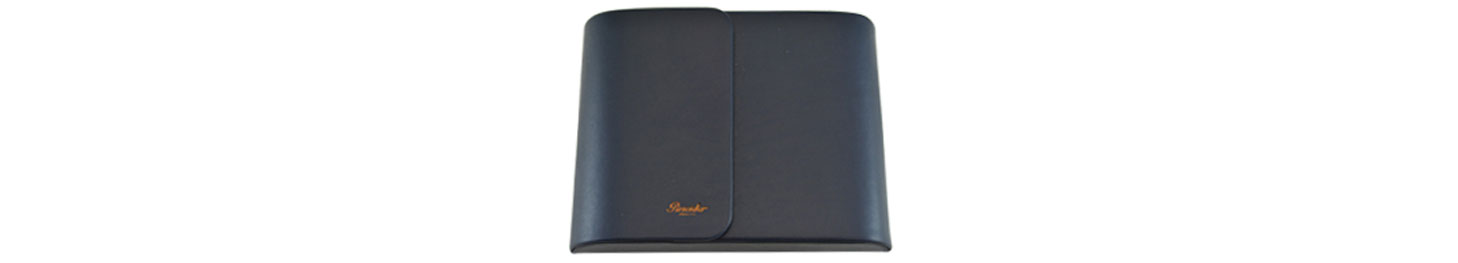 Pineider 6 Pen case Blue