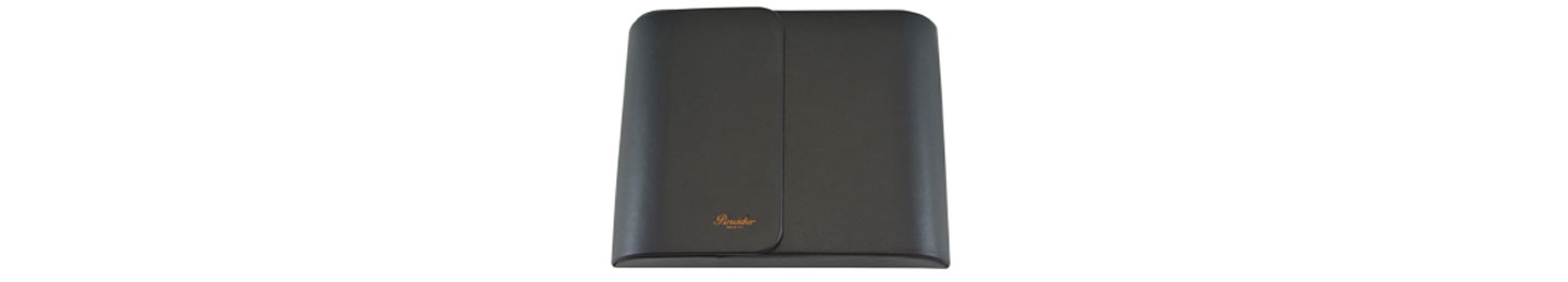 Leather Pen Cases - Pineider 6 Pen case Serpentine Green