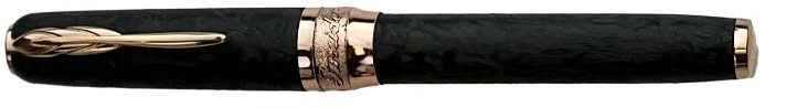 Pineider La Grande Bellezza Forged Carbon Rosegold Trim Ltd Ed. Fountain Pen 
