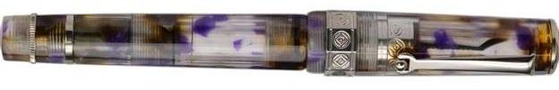 Santini Italia Vacuum ink Mulberry Oversized Ltd Edition Fountain Pen Light