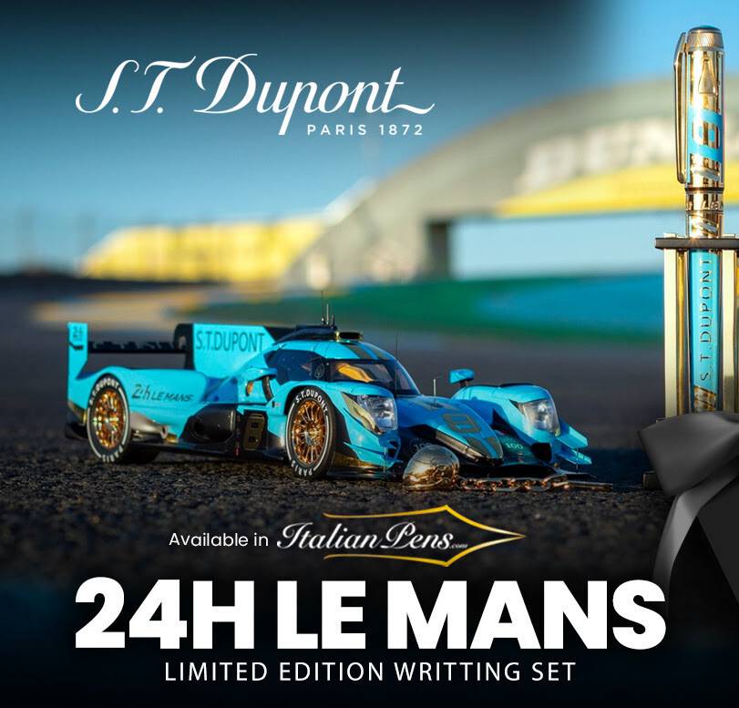 24H Le Mans  - S.T. Dupont 24H Le Mans Limited Edition Fountain Pen / Rollerball  Writing Complete Kit SALE