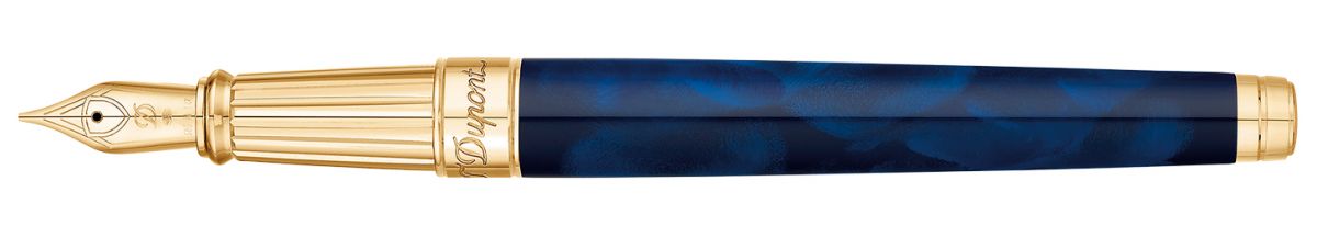 ST Dupont Atelier Large Blue Fountain Pen