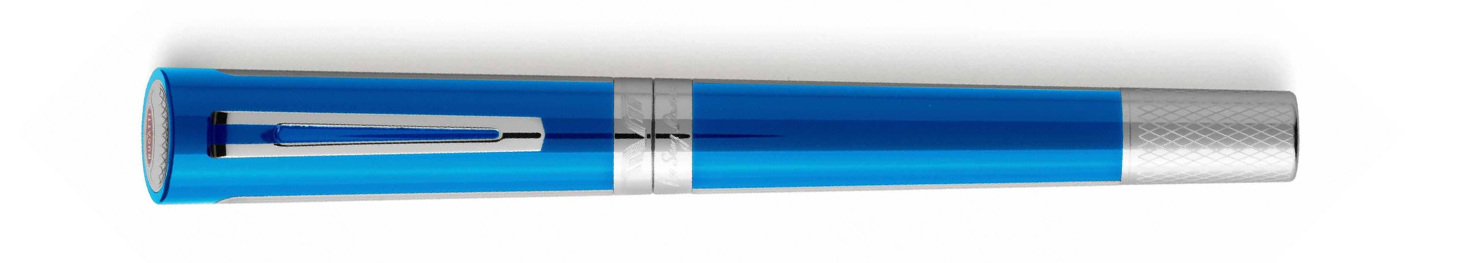  - Tibaldi Bugatti Pur Sang DT Fountain Pen, Indigo Blue