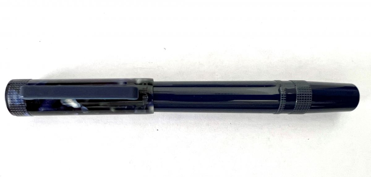 TibaldI Perfecta Marble Blue Fountain Pen