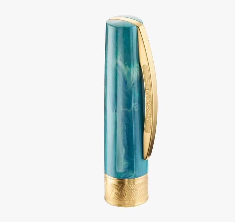 Visconti Mirage Roller - Penna A Sfera Di Lusso In Resina - Colore Horn (Corno) - Chiusura Magnetica - Made In Italy - 2