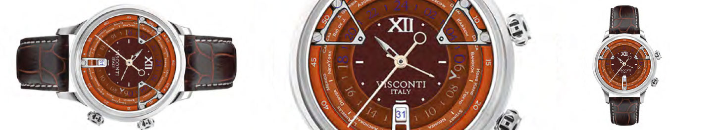 Visconti Opera Wartch OPERA GMT ORANGE