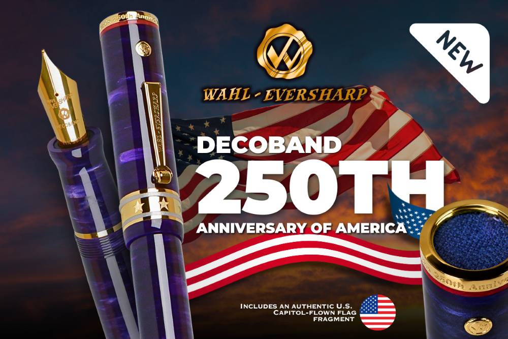 Wahl-Eversharp Decoband 250th Anniversary of America Fountain Pen