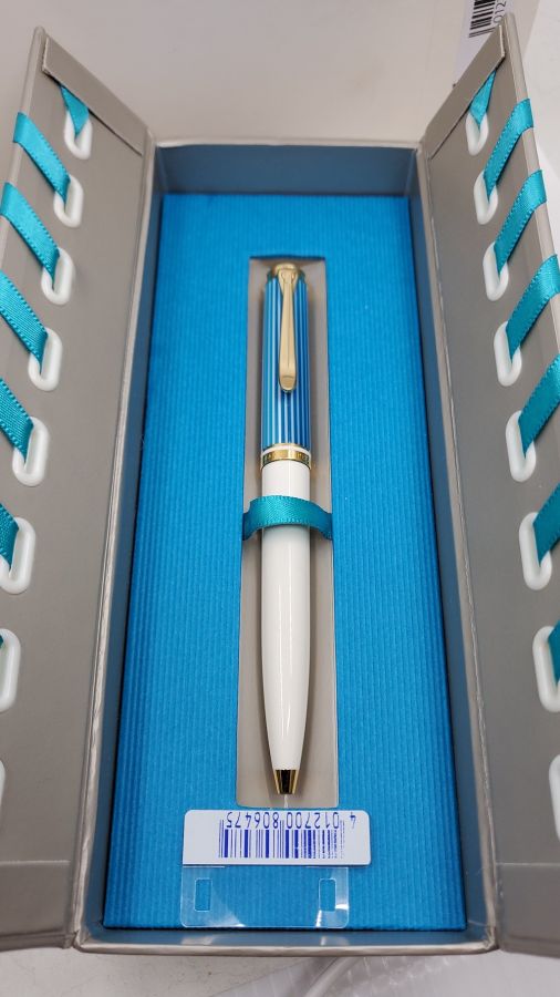 Pelikan K600 Souverän Turquoise-White Ballpoint