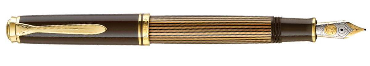 Souverän Series - Pelikan M800 Brown Stripe Special Edition Fountain Pen