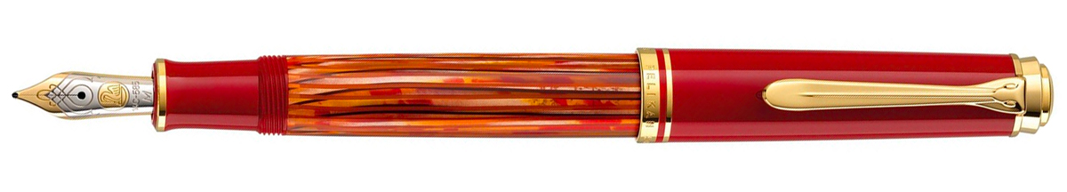Pelikan Souverän® 600 Tortoiseshell-Red Fountain Pen