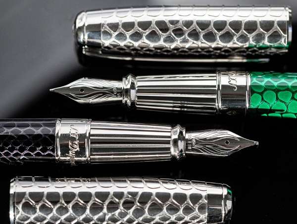 S.T.Dupont  Snake Skin Collection Fountain Pens Collection