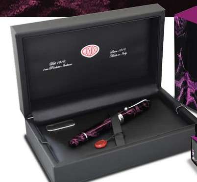 Ebonite Magenta Fountain Pens Collection