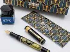 Celluloid Superba Jade Fountain Pens Collection