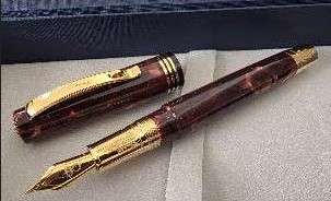 Red Scarlet Celluloid Fountain Pens Collection