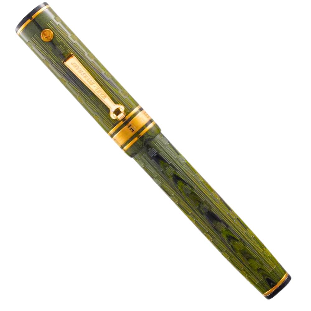 Ebonite Green Chased Fountain Pens Collection